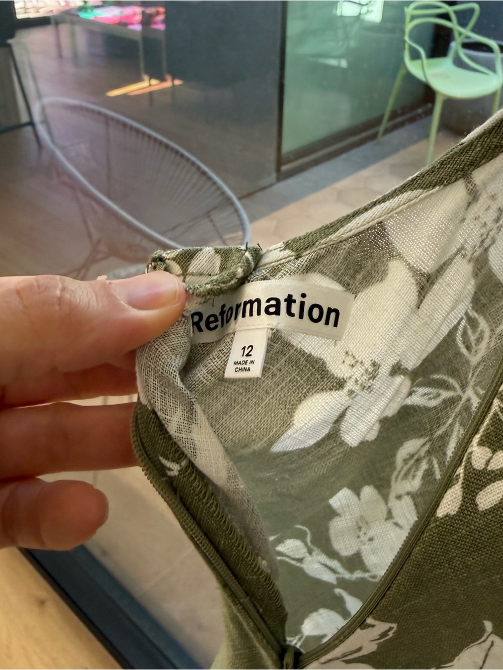 Reformation cassette linen dress - Picture 10 of 12